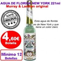  4,60€ Agua de Florida MURRAY & LANMAN 12 botellas de 221 ml
